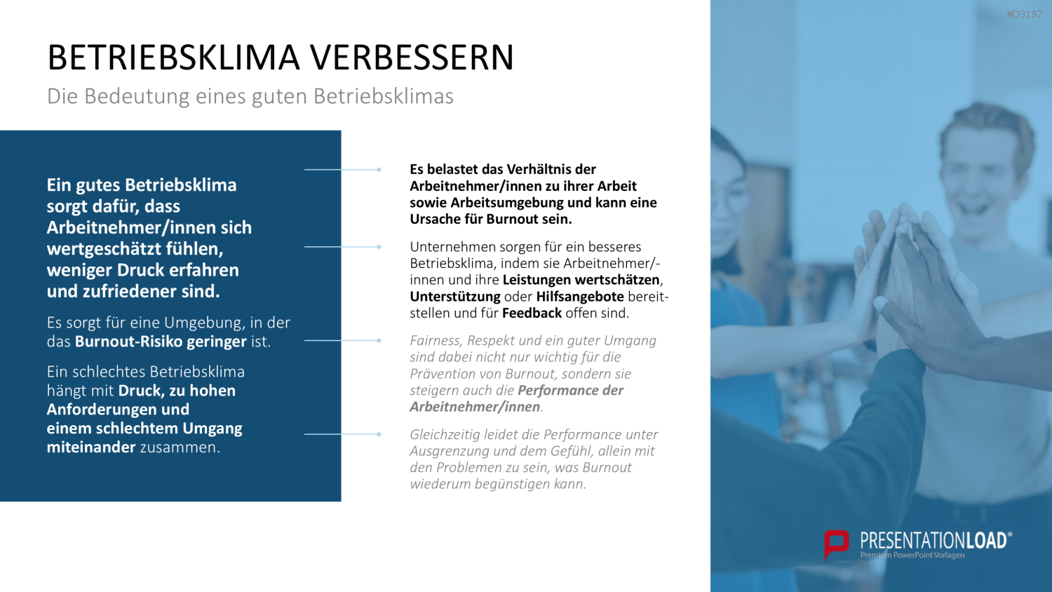 Burnout & Resilienz PowerPoint-Vorlage