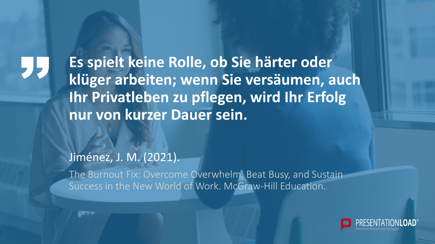 Burnout & Resilienz PowerPoint-Vorlage