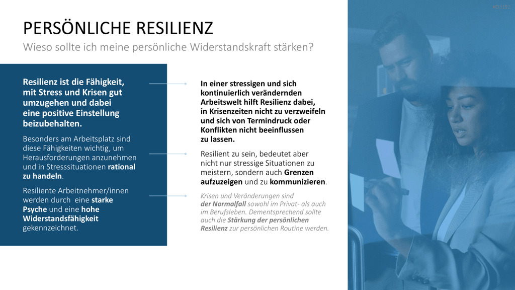 Burnout & Resilienz PowerPoint-Vorlage