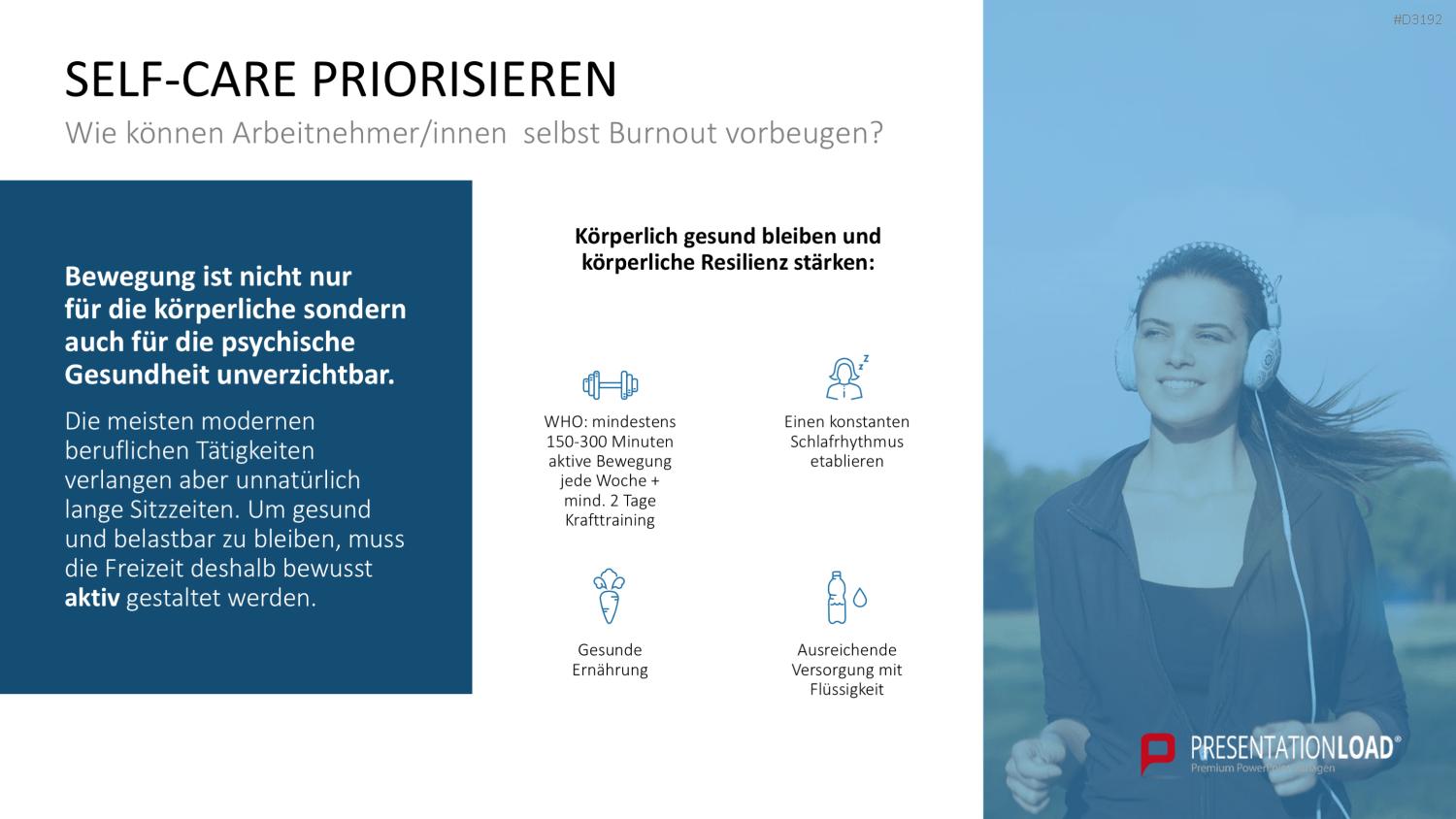 Burnout & Resilienz PowerPoint-Vorlage