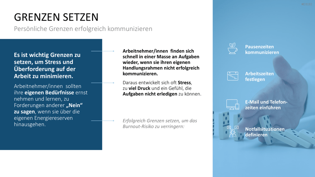 Burnout & Resilienz PowerPoint-Vorlage