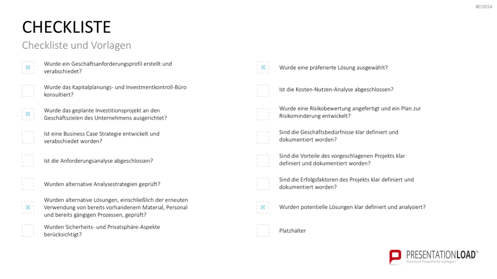 Business Case PowerPoint-Vorlage