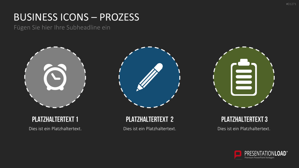 Business Icons PowerPoint-Vorlage