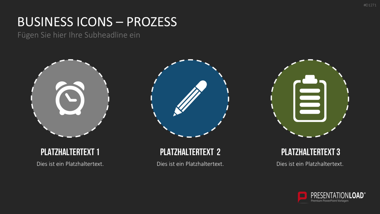 Business Icons PowerPoint-Vorlage