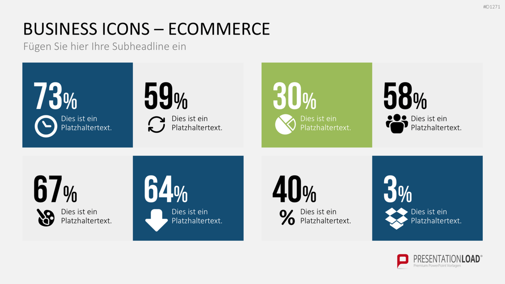 Business Icons PowerPoint-Vorlage