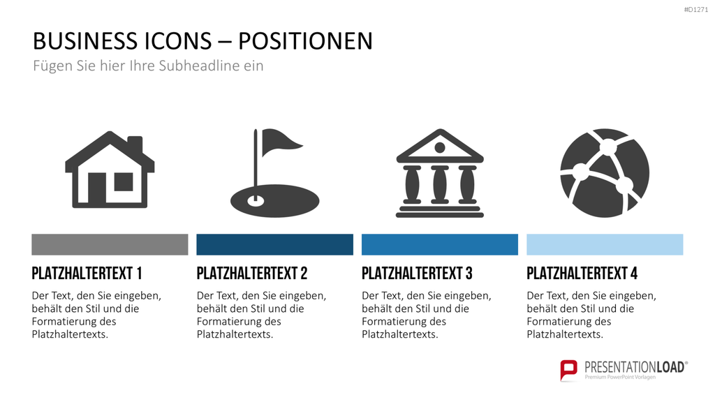 Business Icons PowerPoint-Vorlage