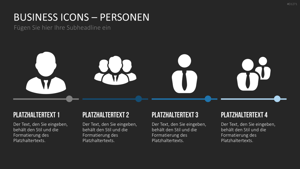 Business Icons PowerPoint-Vorlage