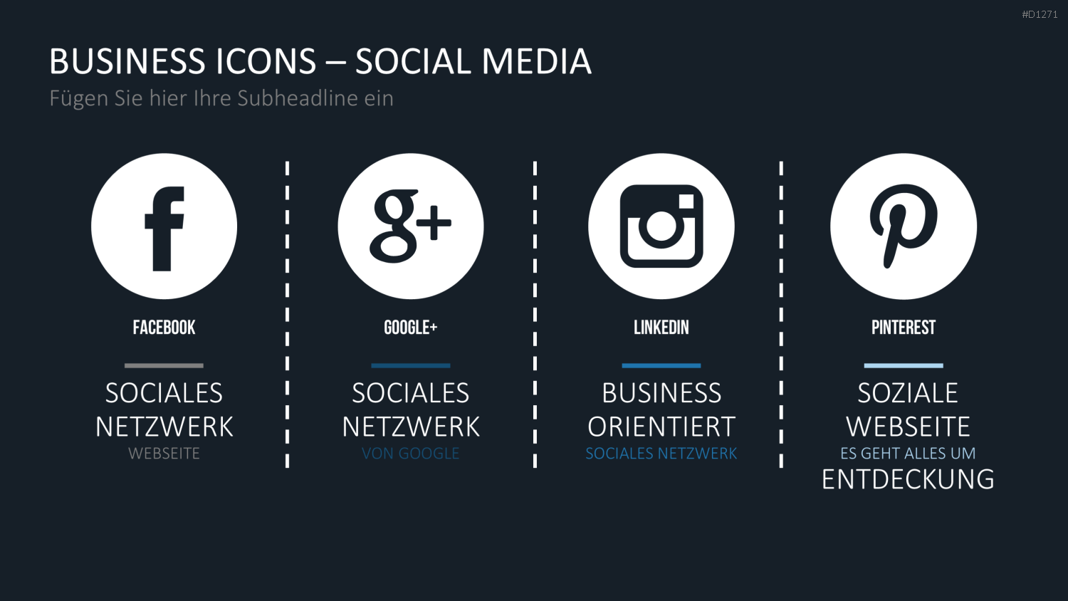 Business Icons PowerPoint-Vorlage