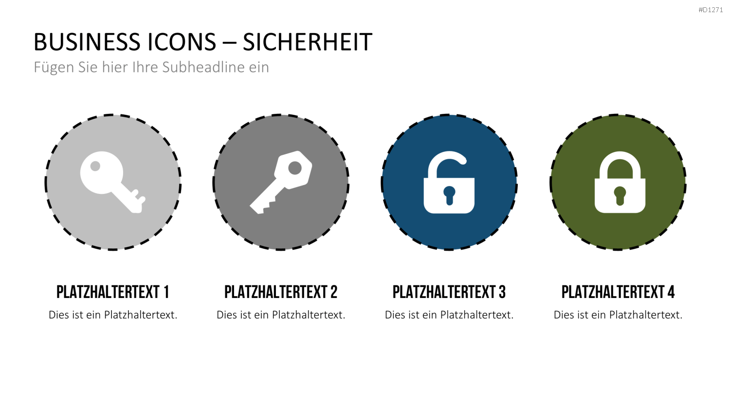 Business Icons PowerPoint-Vorlage