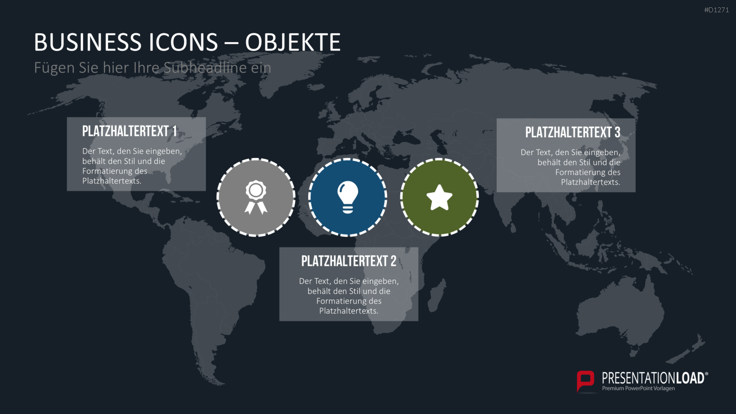 Business Icons PowerPoint-Vorlage