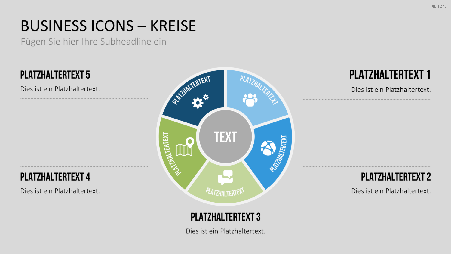 Business Icons PowerPoint-Vorlage