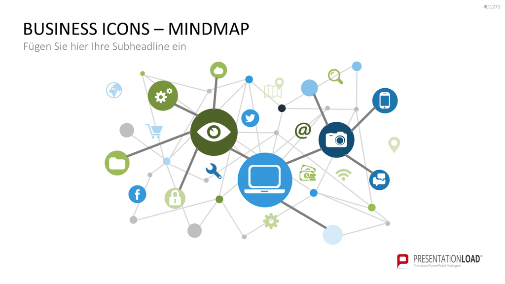 Business Icons PowerPoint-Vorlage