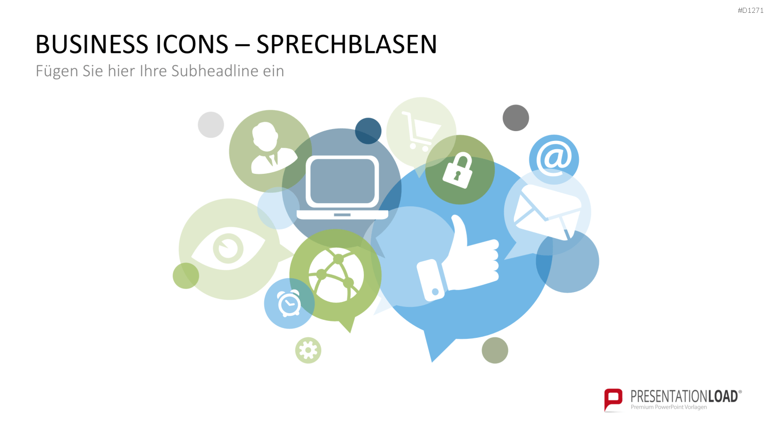 Business Icons PowerPoint-Vorlage