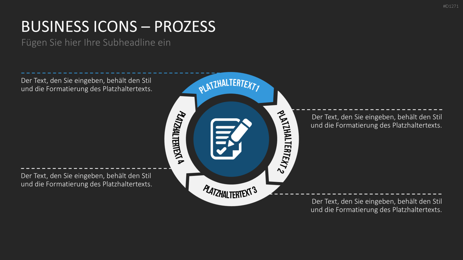 Business Icons PowerPoint-Vorlage