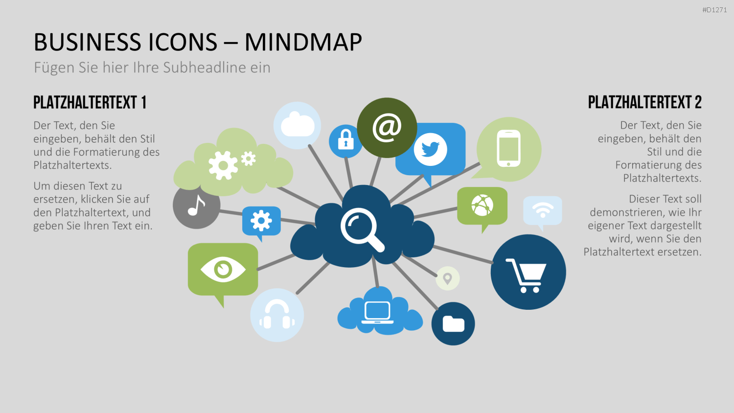 Business Icons PowerPoint-Vorlage
