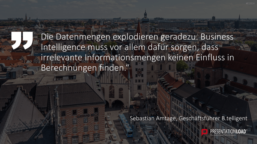 Business Intelligence PowerPoint-Vorlage