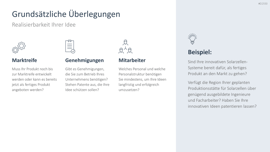 Businessplan PowerPoint-Vorlage
