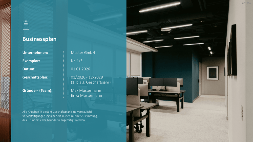 Businessplan PowerPoint-Vorlage