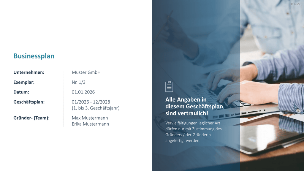 Businessplan PowerPoint-Vorlage