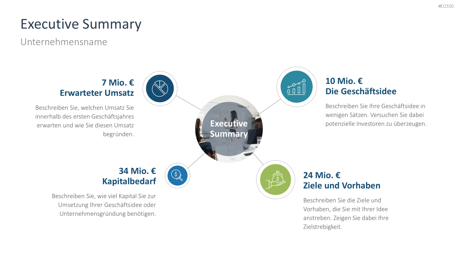 Businessplan PowerPoint-Vorlage