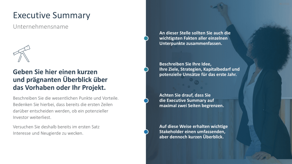 Businessplan PowerPoint-Vorlage