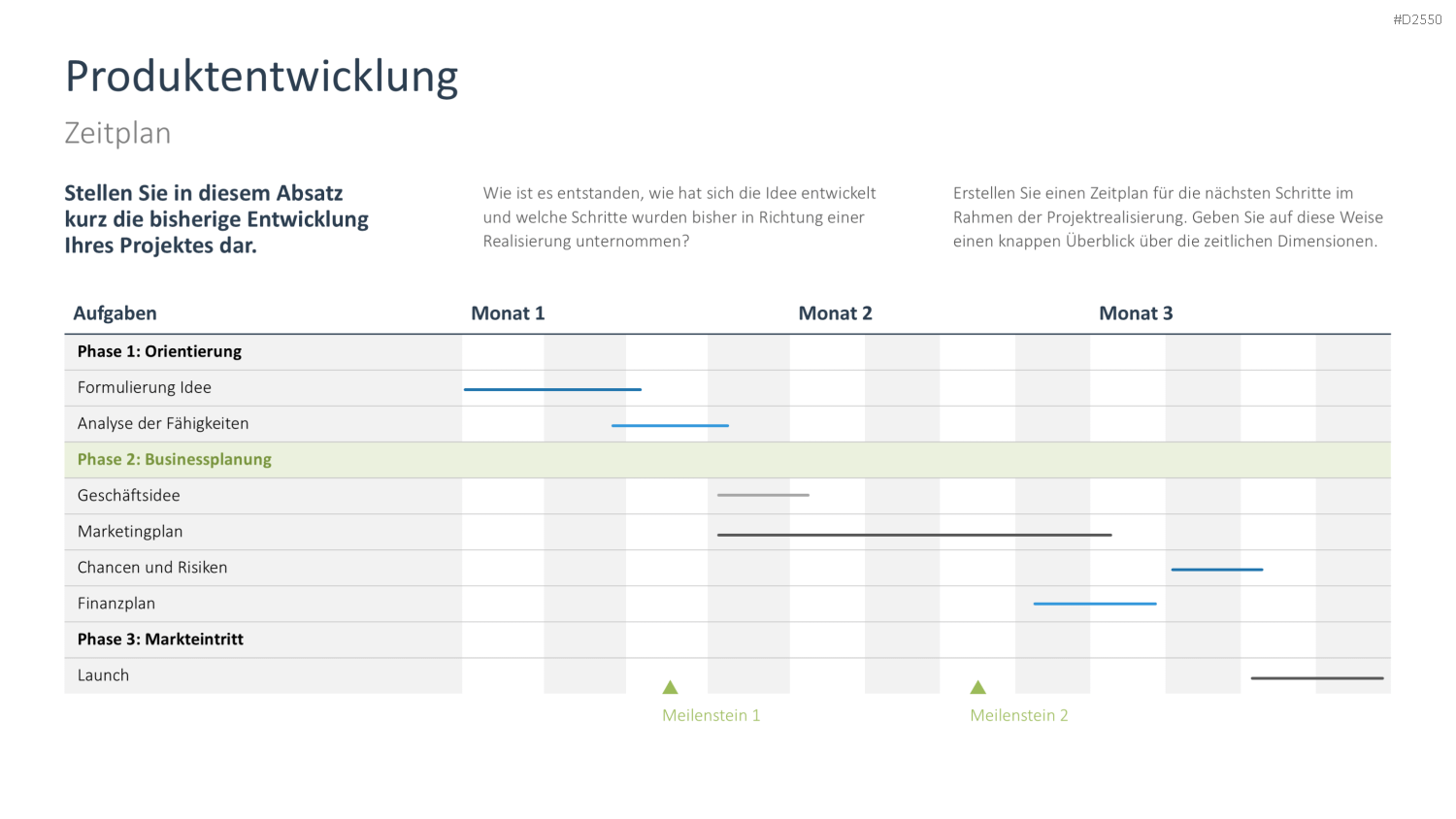 Businessplan PowerPoint-Vorlage