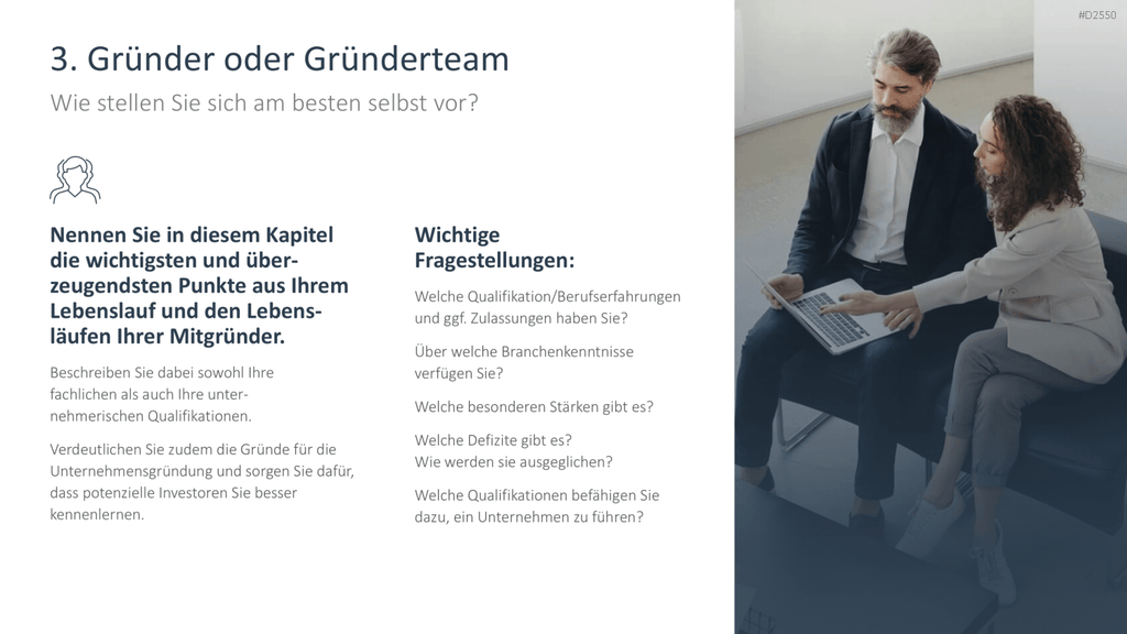 Businessplan PowerPoint-Vorlage