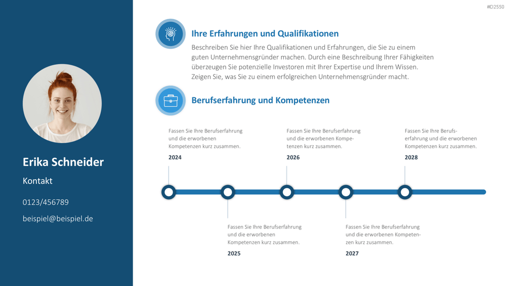 Businessplan PowerPoint-Vorlage