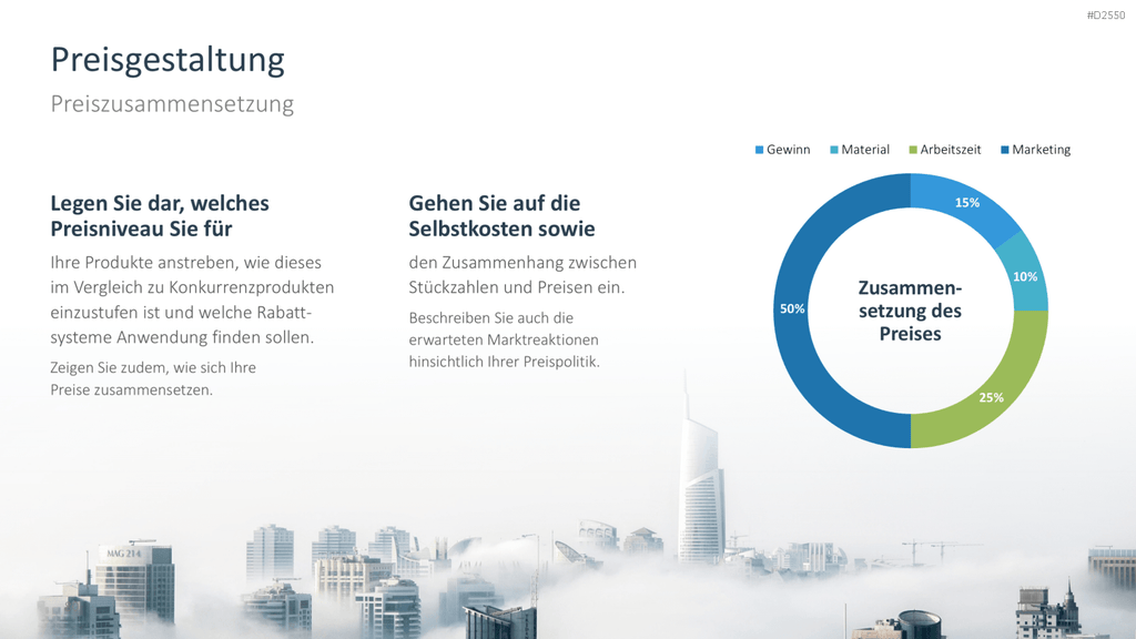 Businessplan PowerPoint-Vorlage