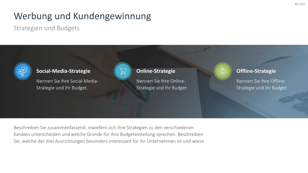 Businessplan PowerPoint-Vorlage