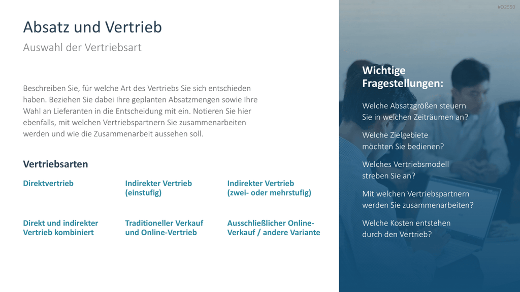 Businessplan PowerPoint-Vorlage