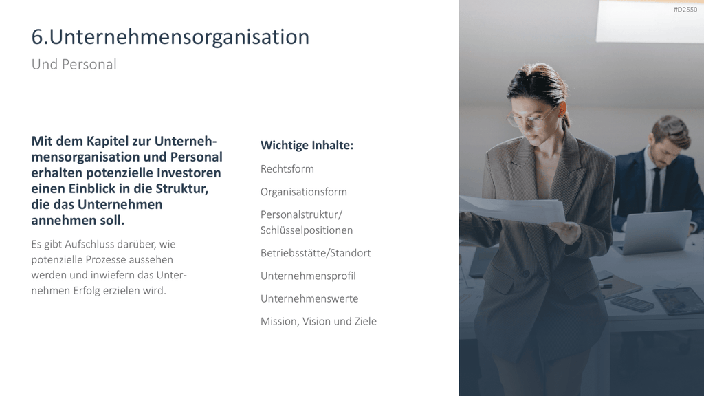 Businessplan PowerPoint-Vorlage