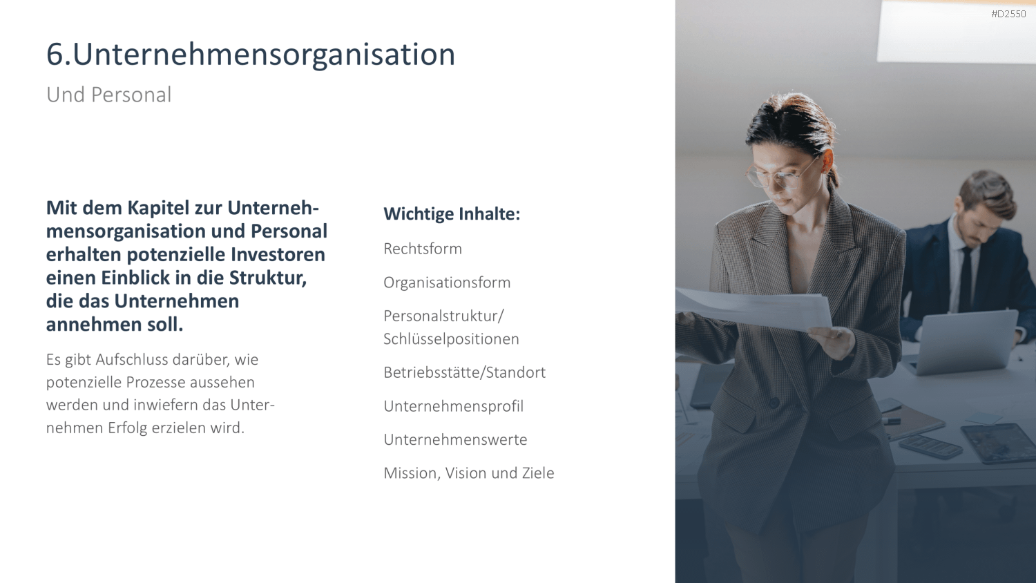 Businessplan PowerPoint-Vorlage