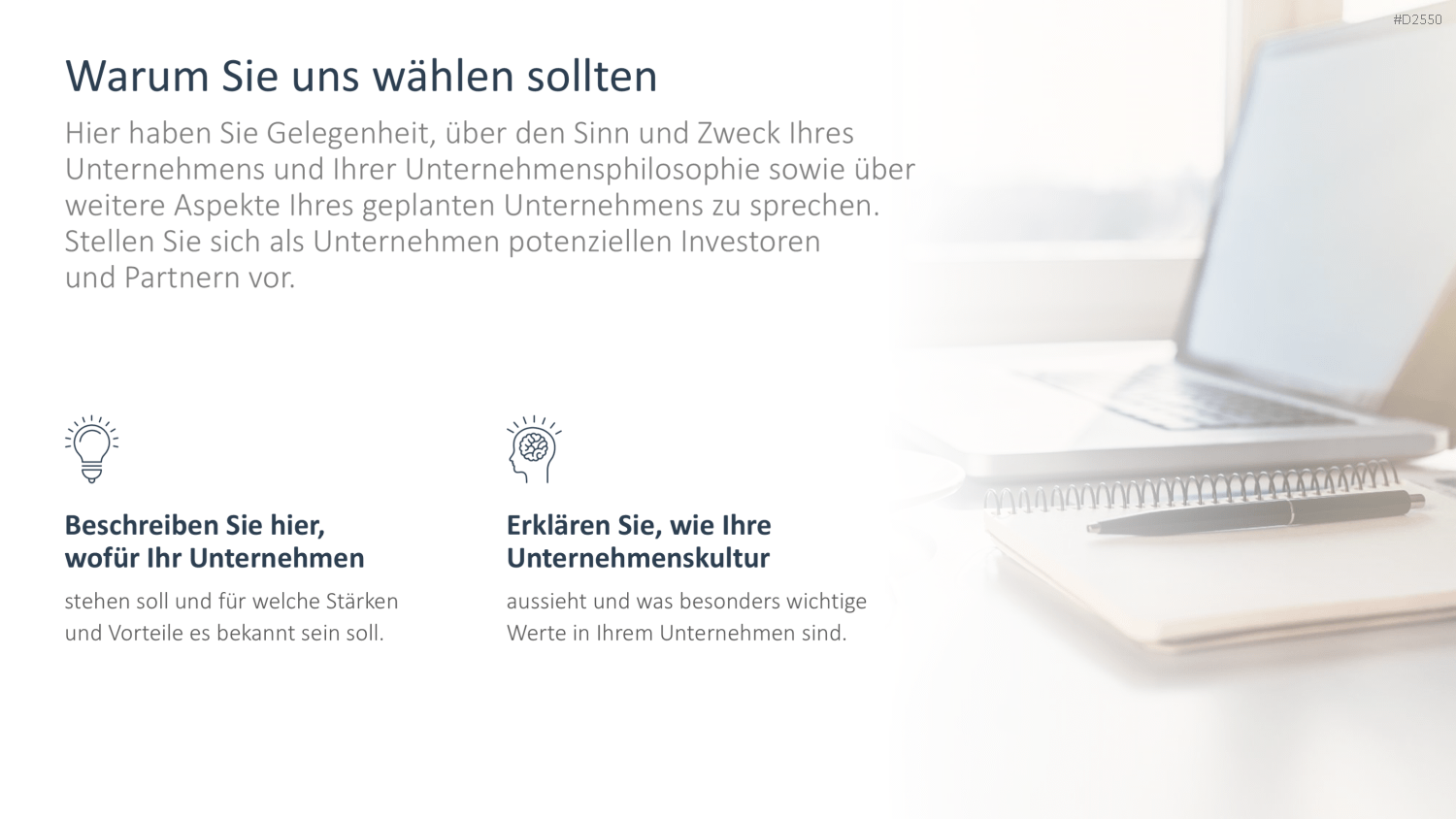 Businessplan PowerPoint-Vorlage