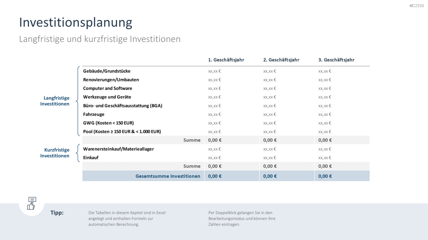 Businessplan PowerPoint-Vorlage