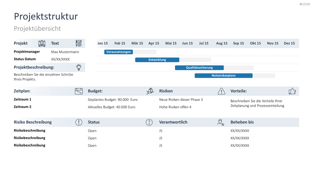 Businessplan PowerPoint-Vorlage