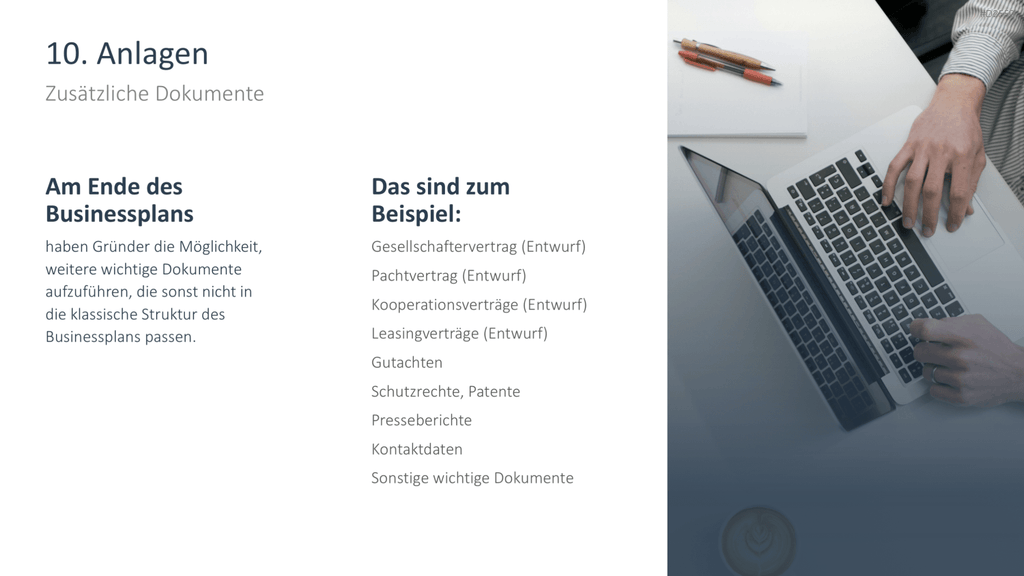 Businessplan PowerPoint-Vorlage