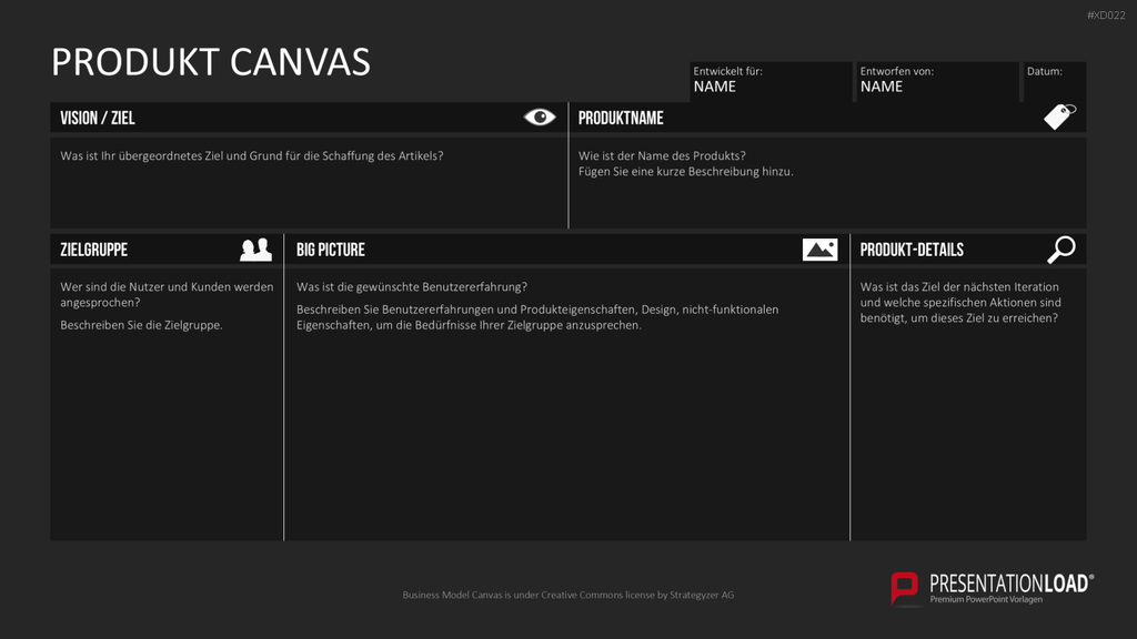 Canvas Bundle PowerPoint-Vorlage