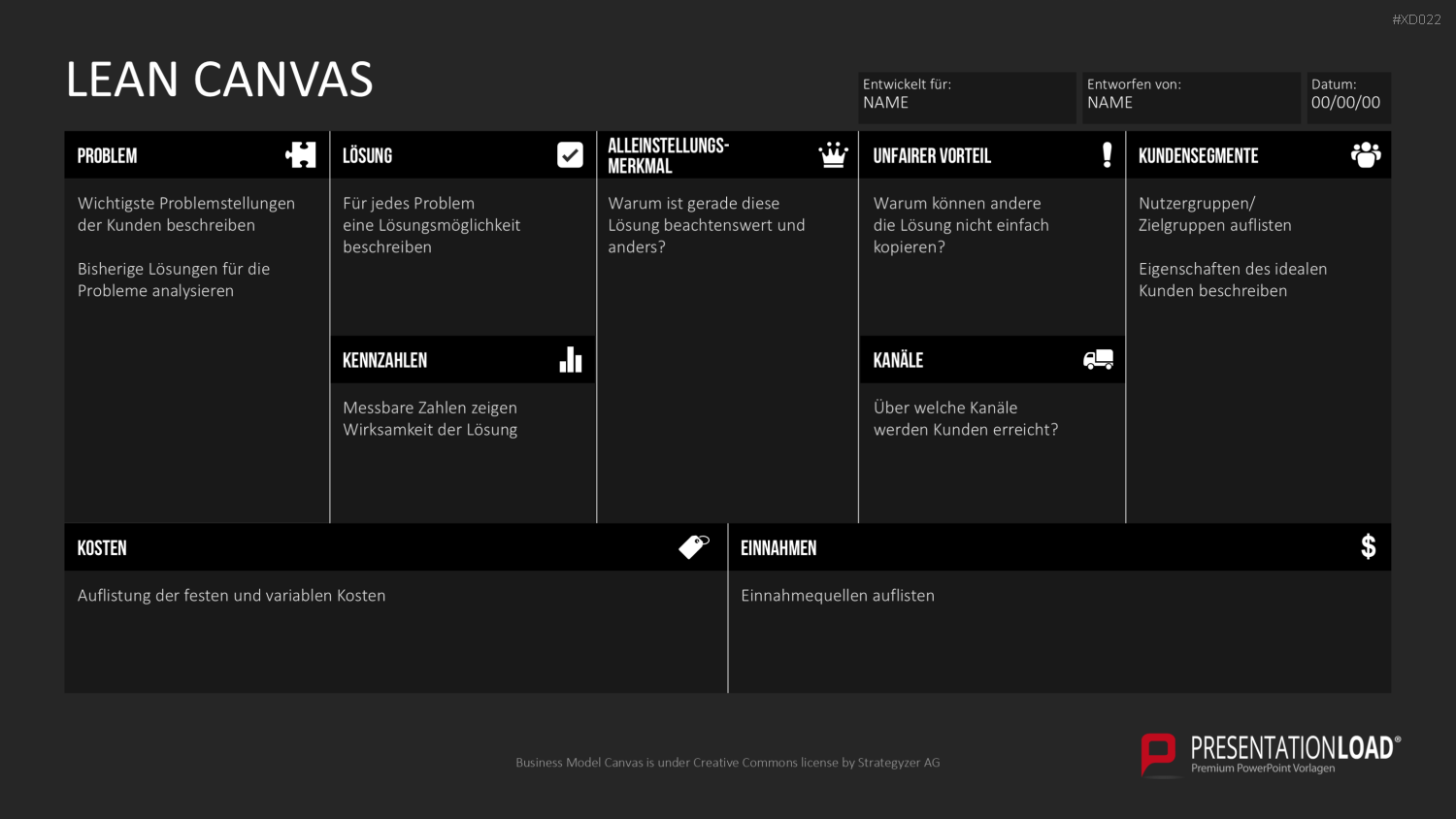 Canvas Bundle PowerPoint-Vorlage