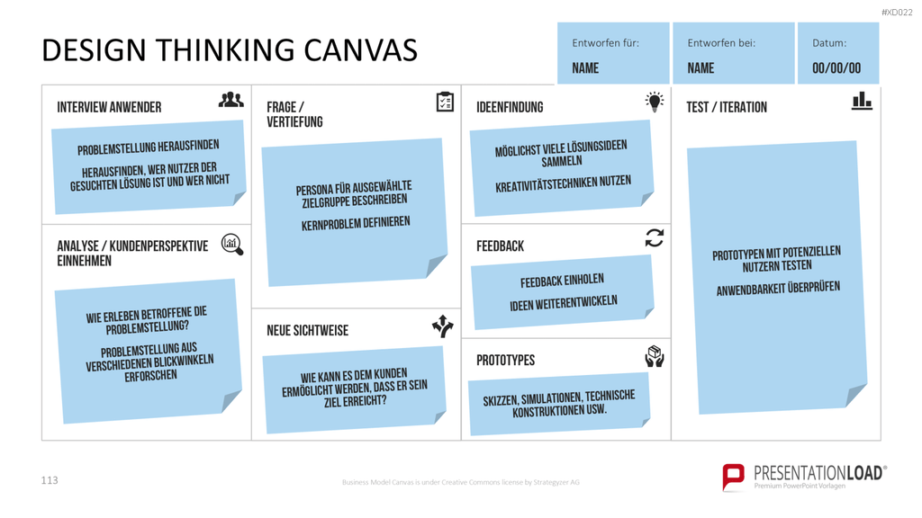 Canvas Bundle PowerPoint-Vorlage