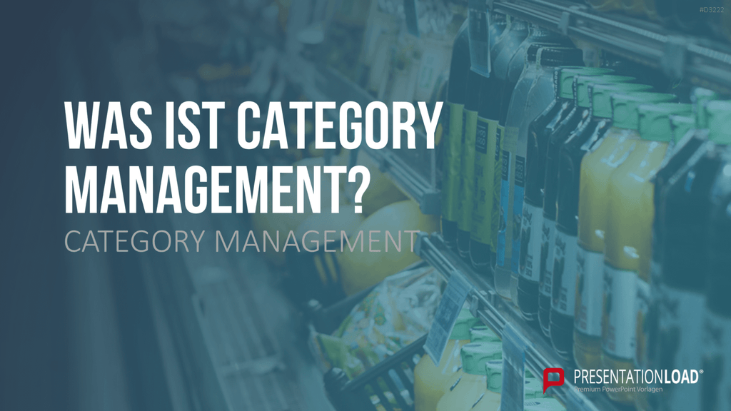 Category Management PowerPoint-Vorlage