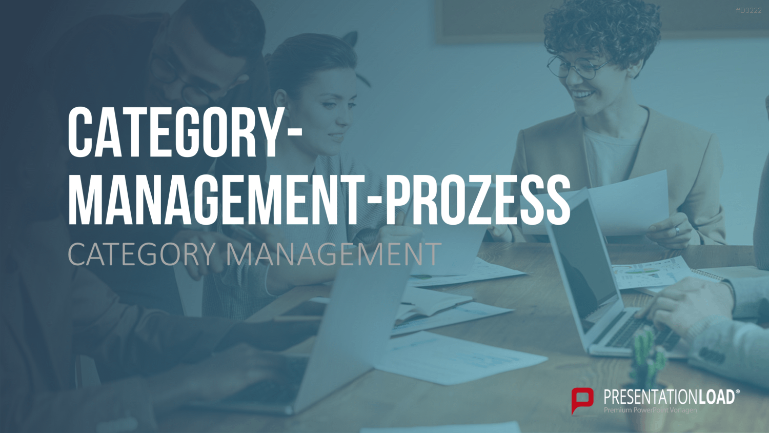 Category Management PowerPoint-Vorlage