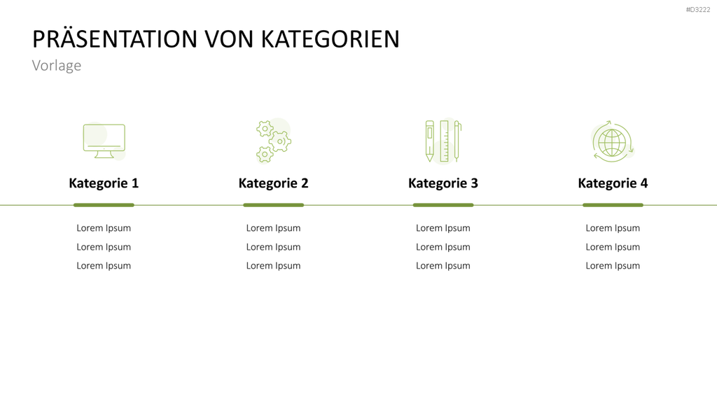 Category Management PowerPoint-Vorlage