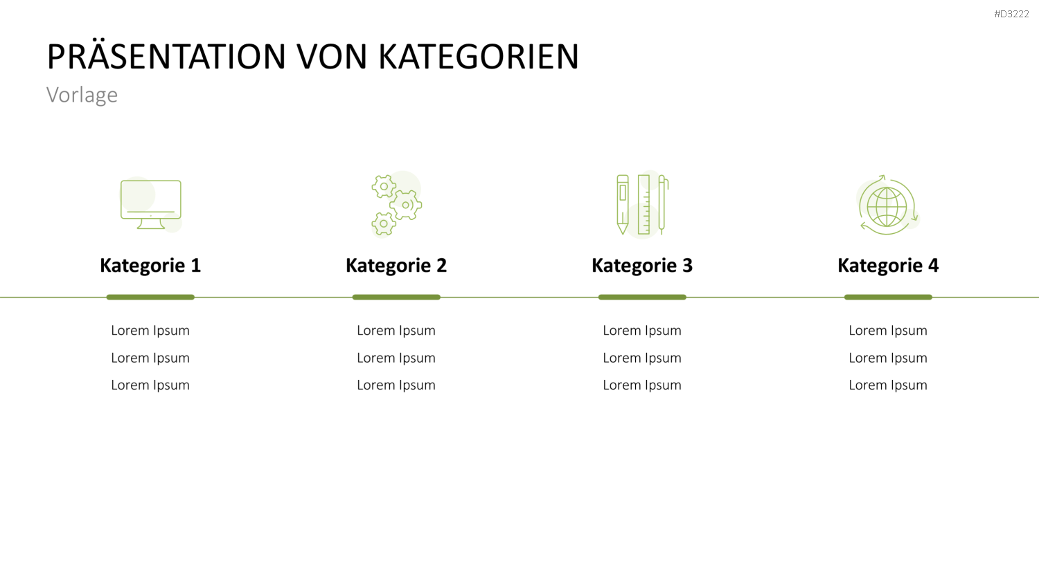 Category Management PowerPoint-Vorlage