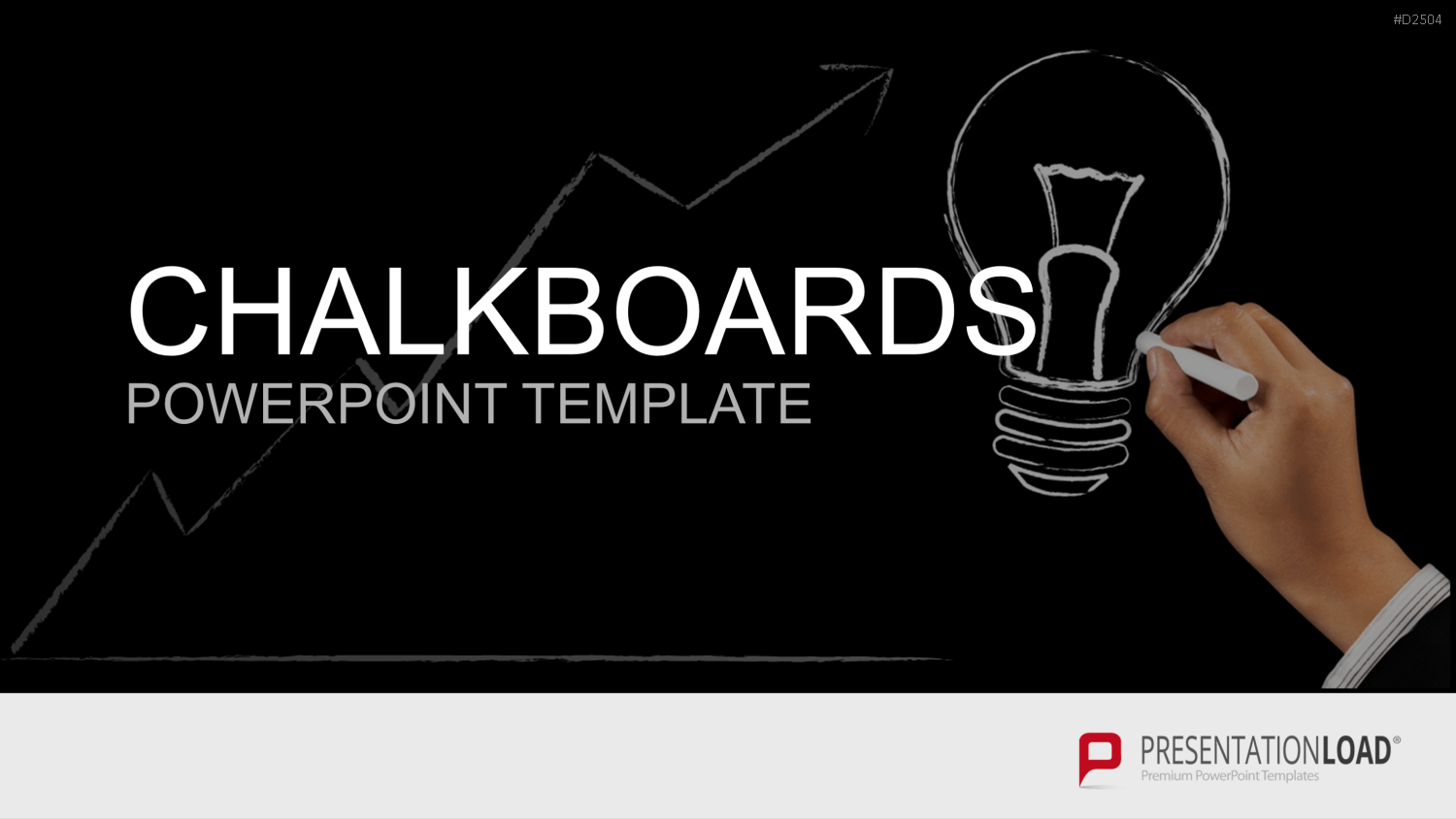 Kreidetafel - Chalkboards PowerPoint-Vorlage