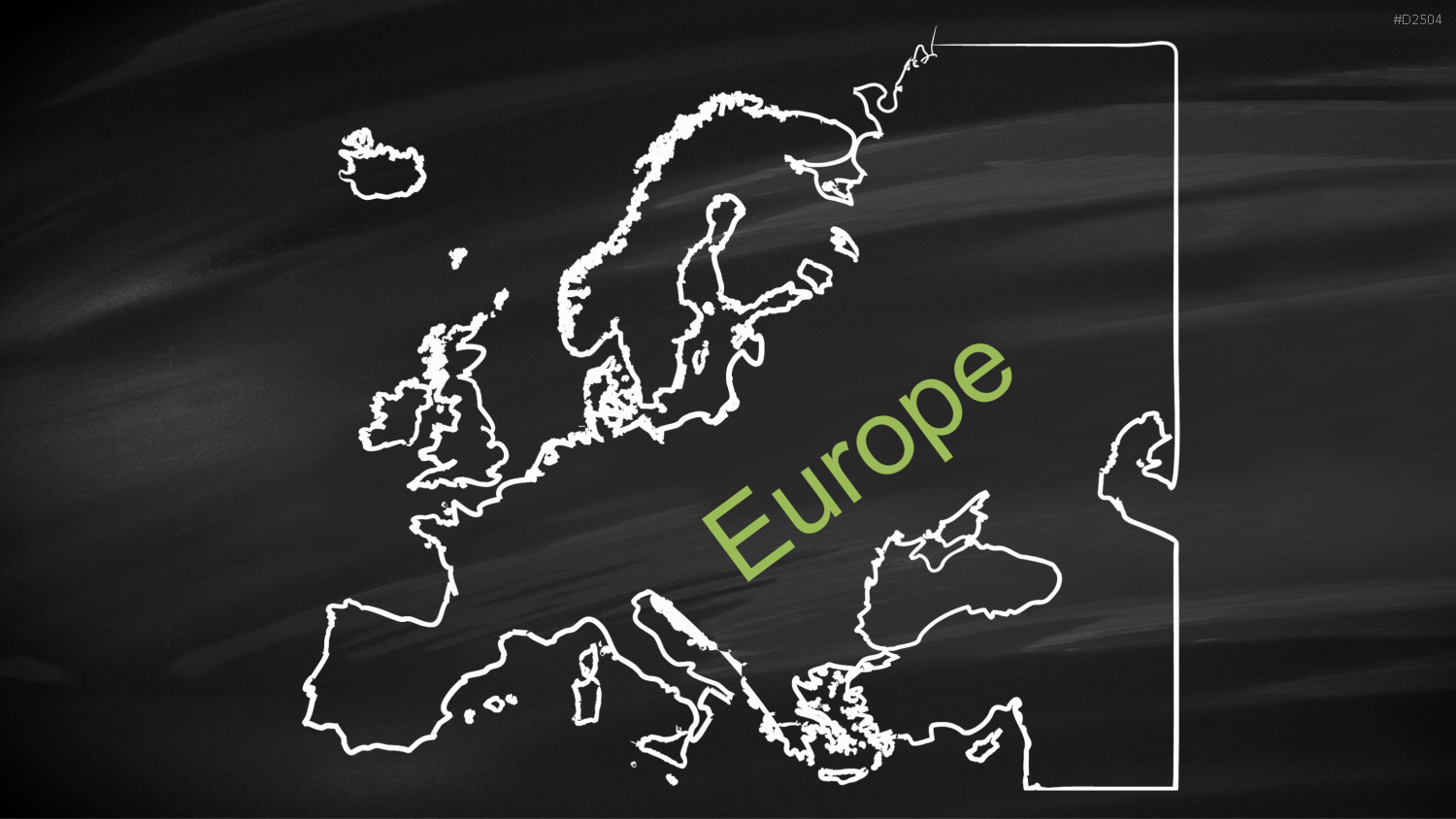 Kreidetafel - Chalkboards PowerPoint-Vorlage