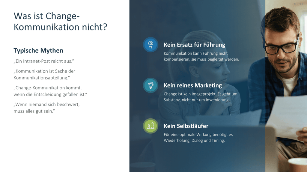 Change Kommunikation PowerPoint-Vorlage