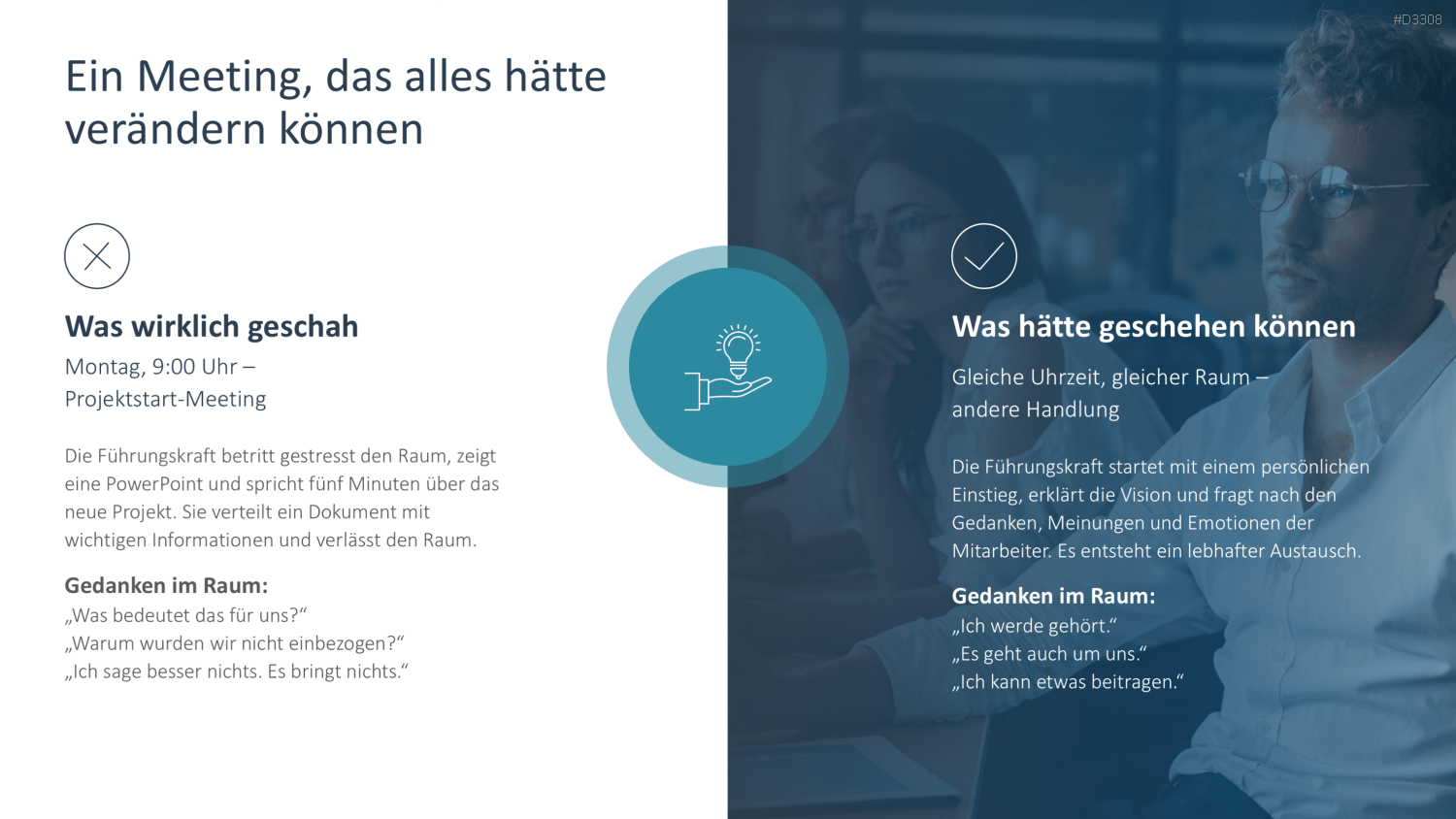 Change Kommunikation PowerPoint-Vorlage
