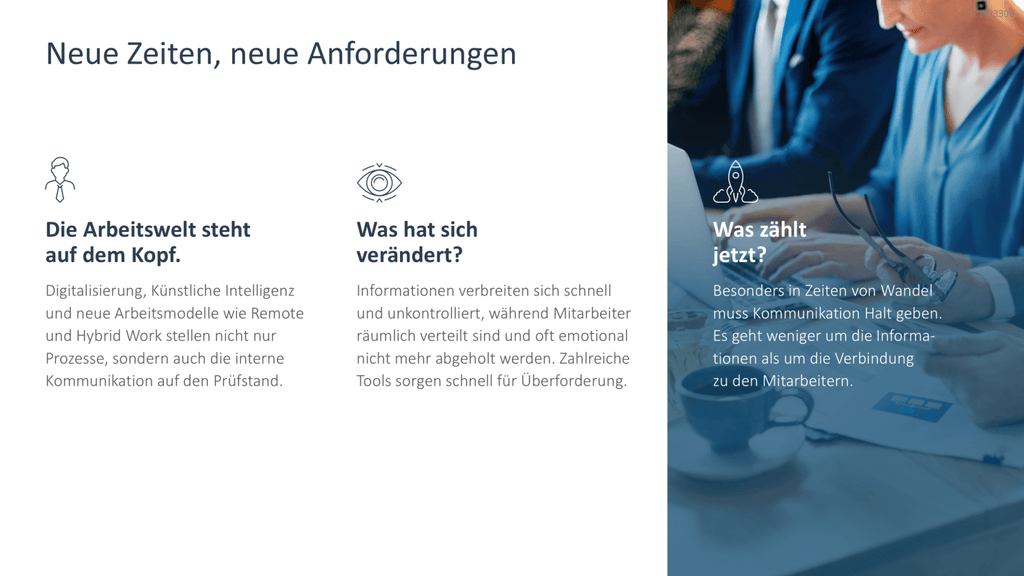 Change Kommunikation PowerPoint-Vorlage