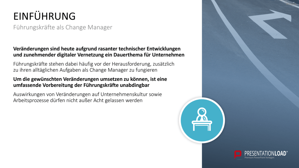 Change Management Guide PowerPoint-Vorlage